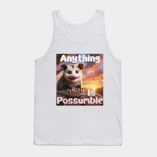 Joyful Opossum Tank Top